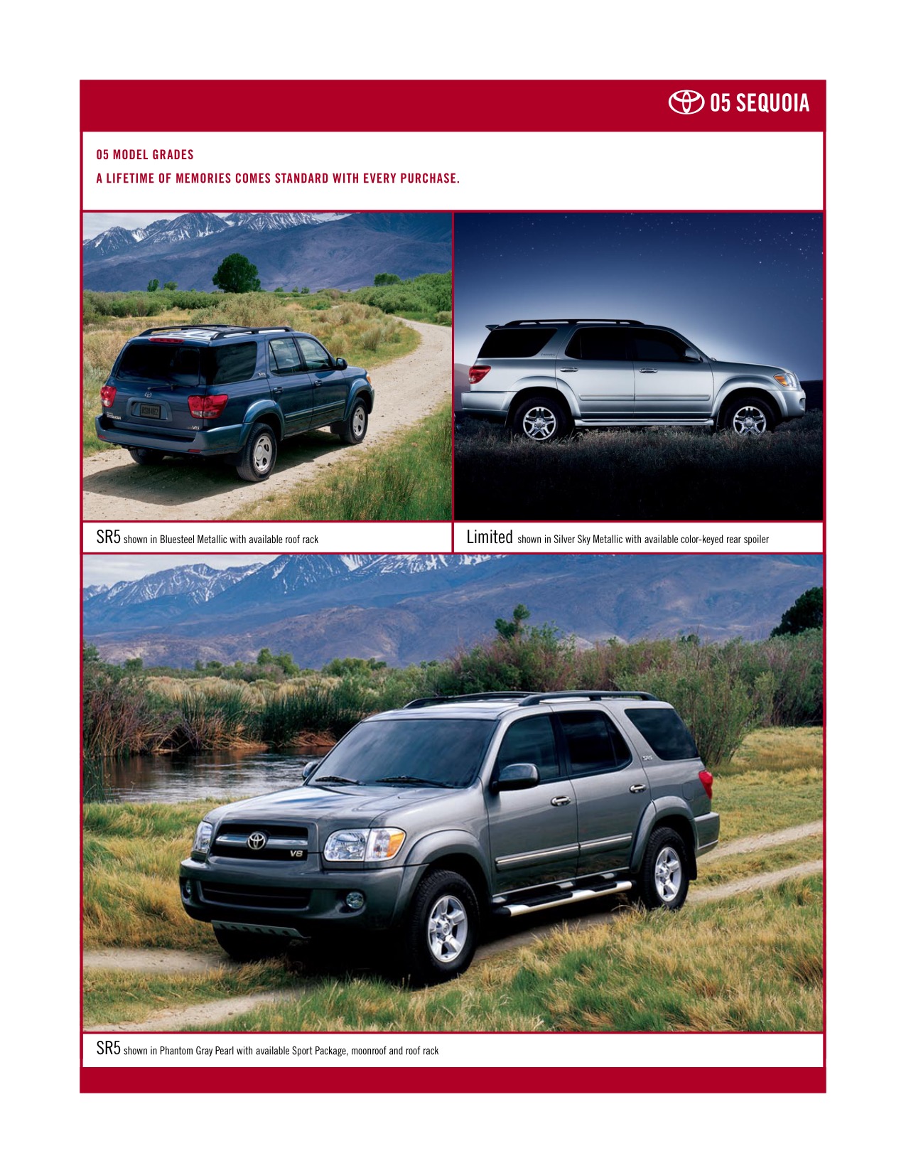 Toyota Sequola Brochures